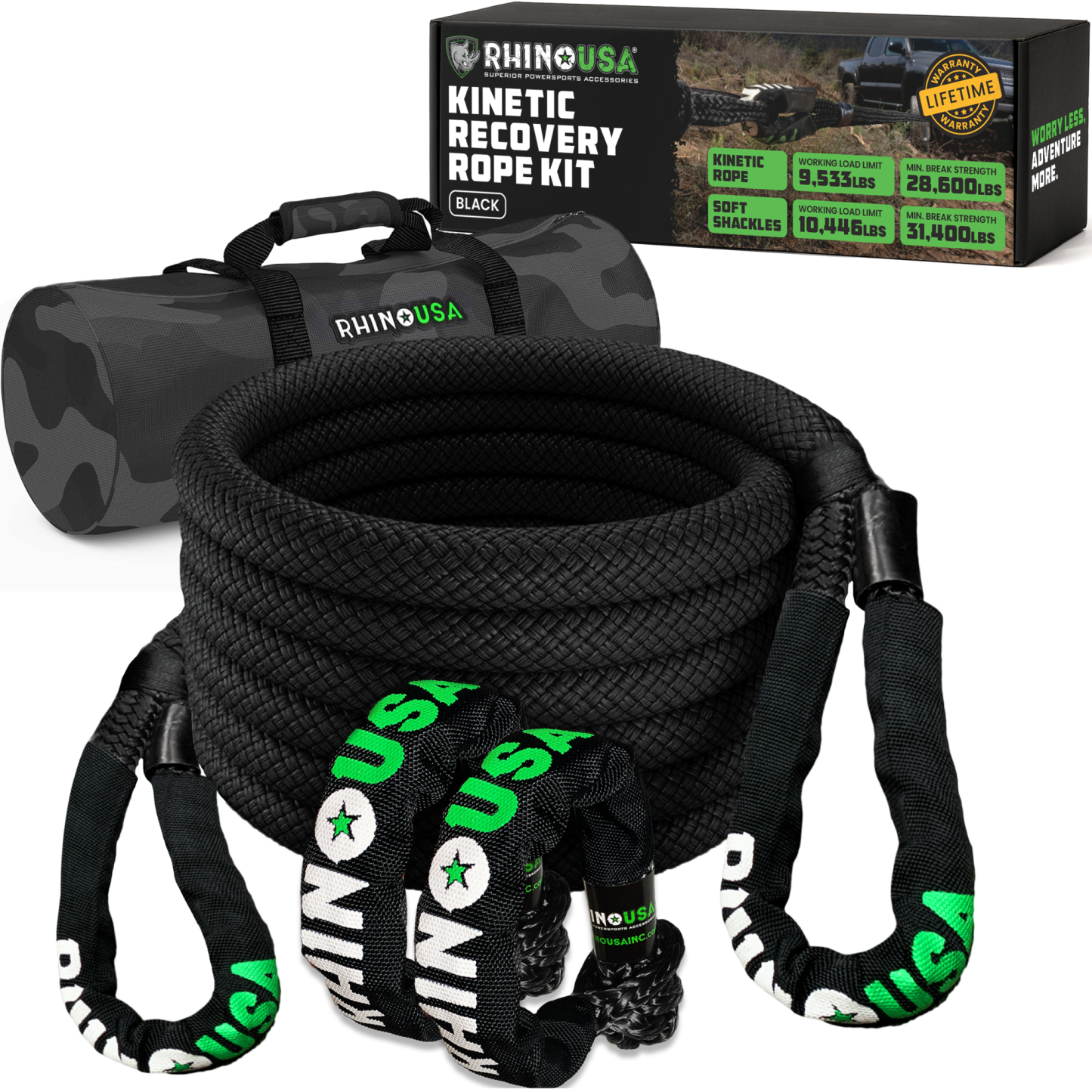 7/8" x 30' Kinetic Rope Recovery Kit