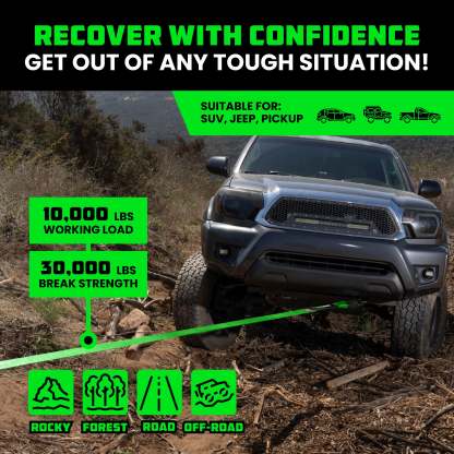 3" Ultimate Recovery Tow Strap