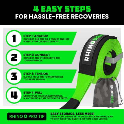 3" Ultimate Recovery Tow Strap