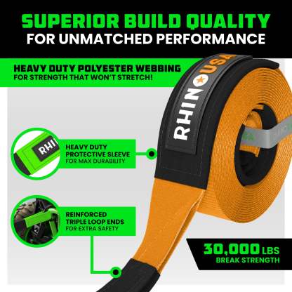 3" Ultimate Recovery Tow Strap