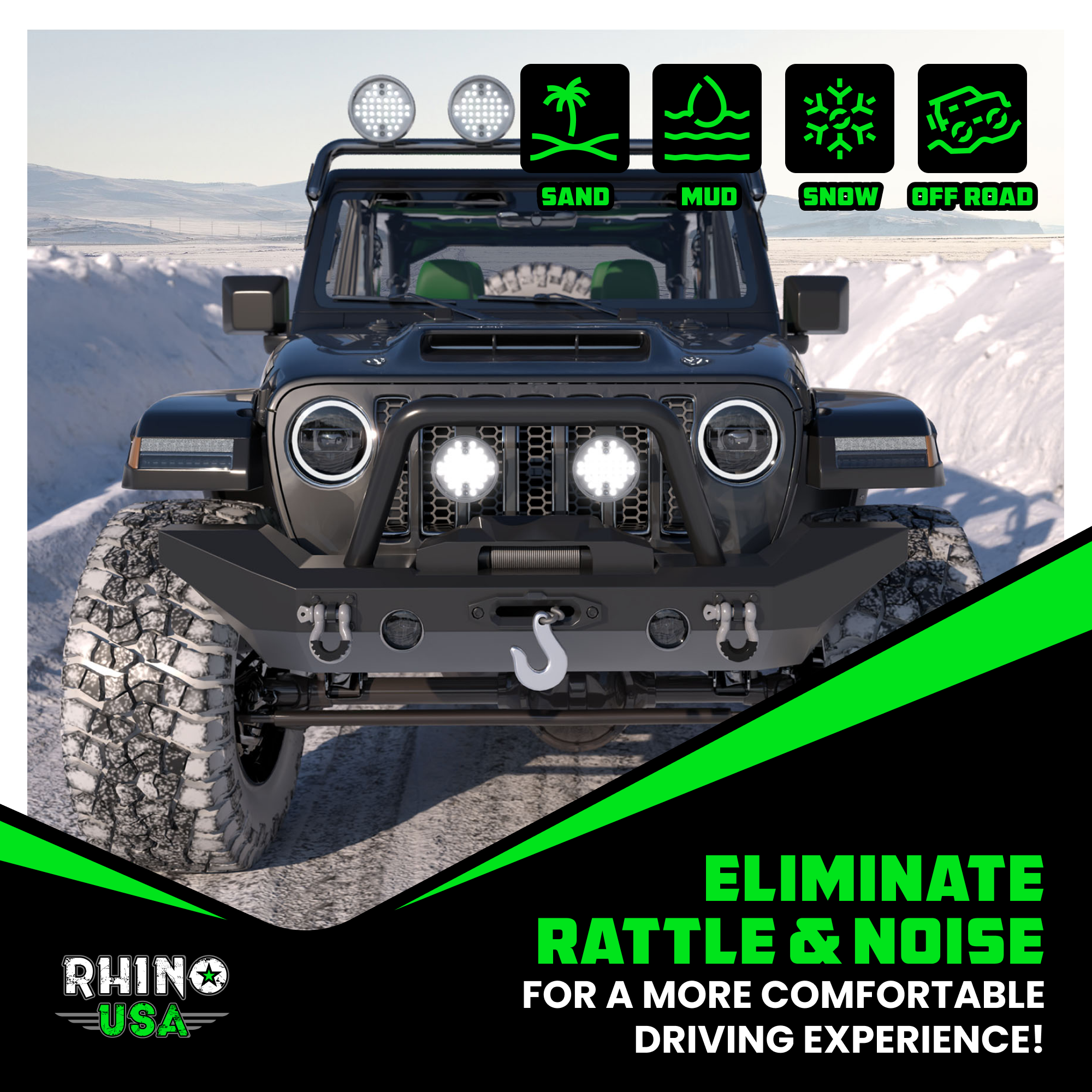 3/4" D-Ring Shackle Set (2-Pack)