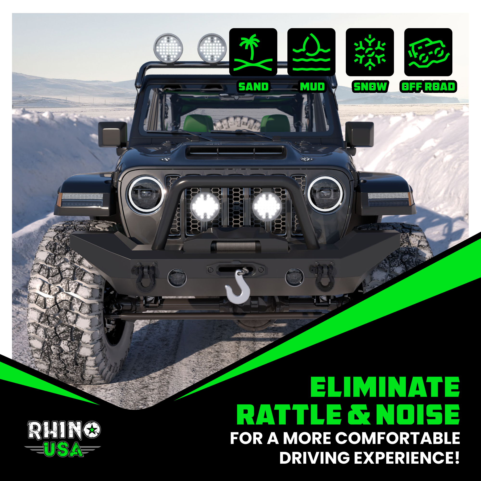 3/4" D-Ring Shackle Set (2-Pack)