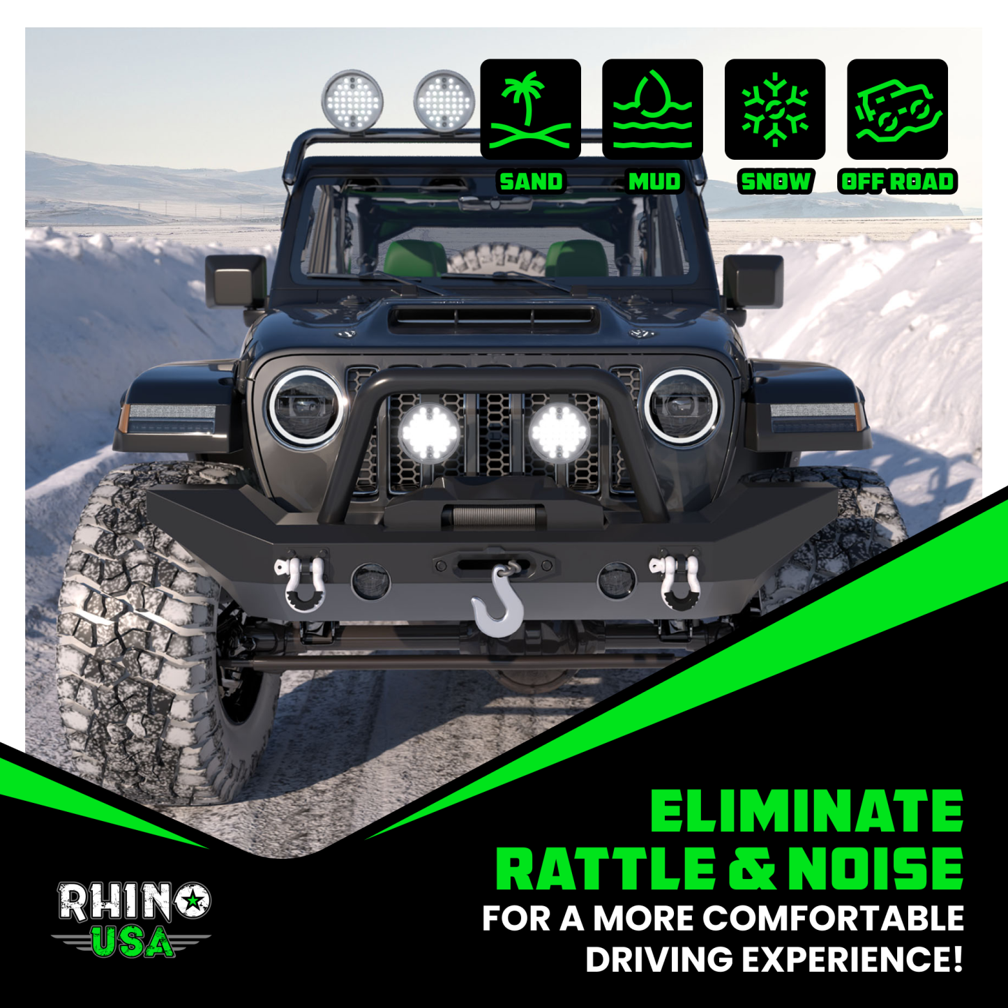 3/4" D-Ring Shackle Set (2-Pack)