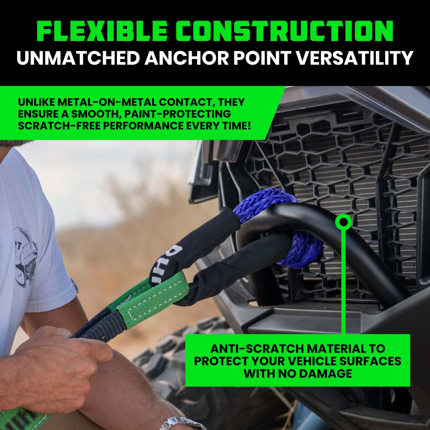 3/8" Synthetic Soft Shackles