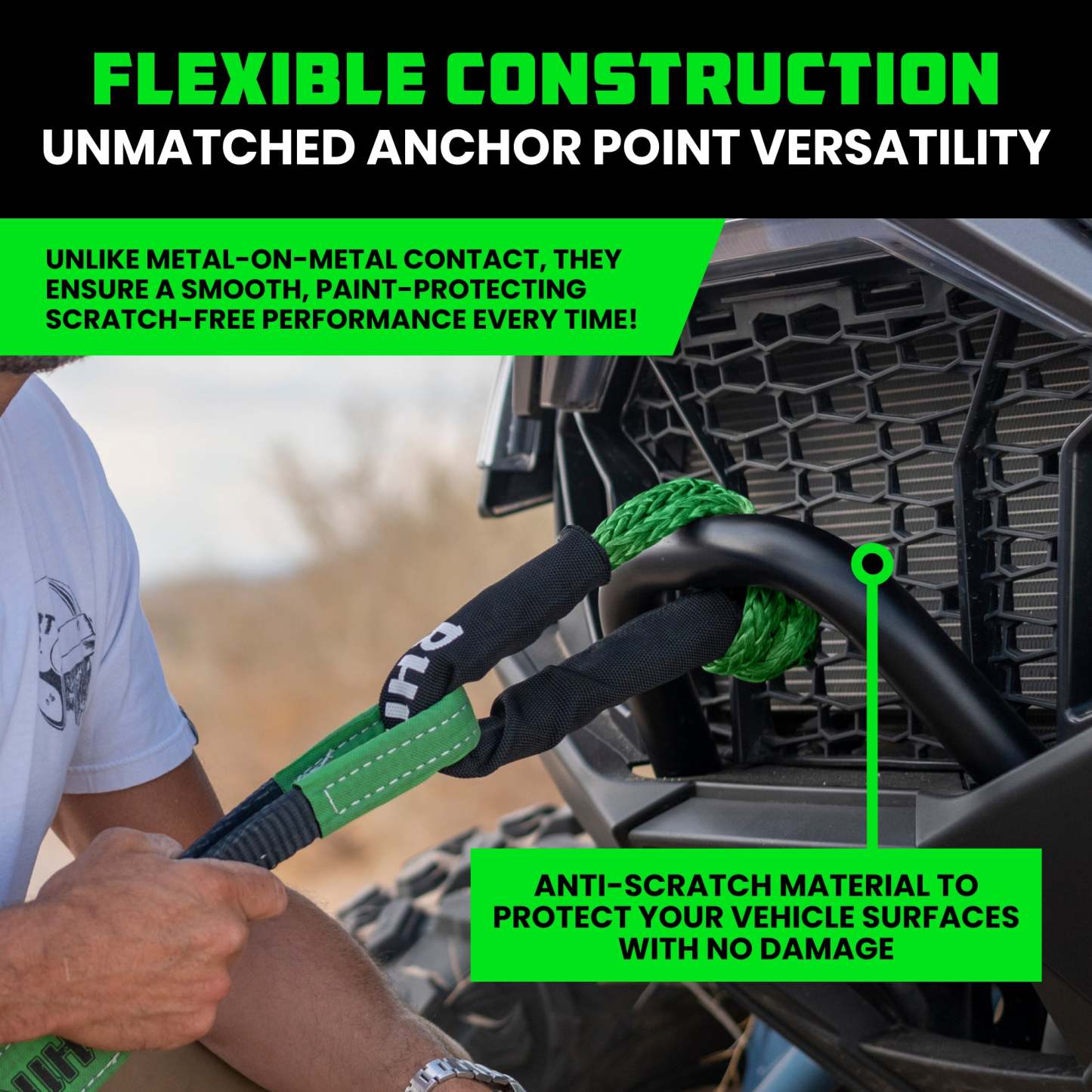 3/8" Synthetic Soft Shackles