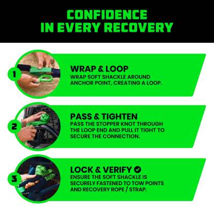 3/8" Synthetic Soft Shackles