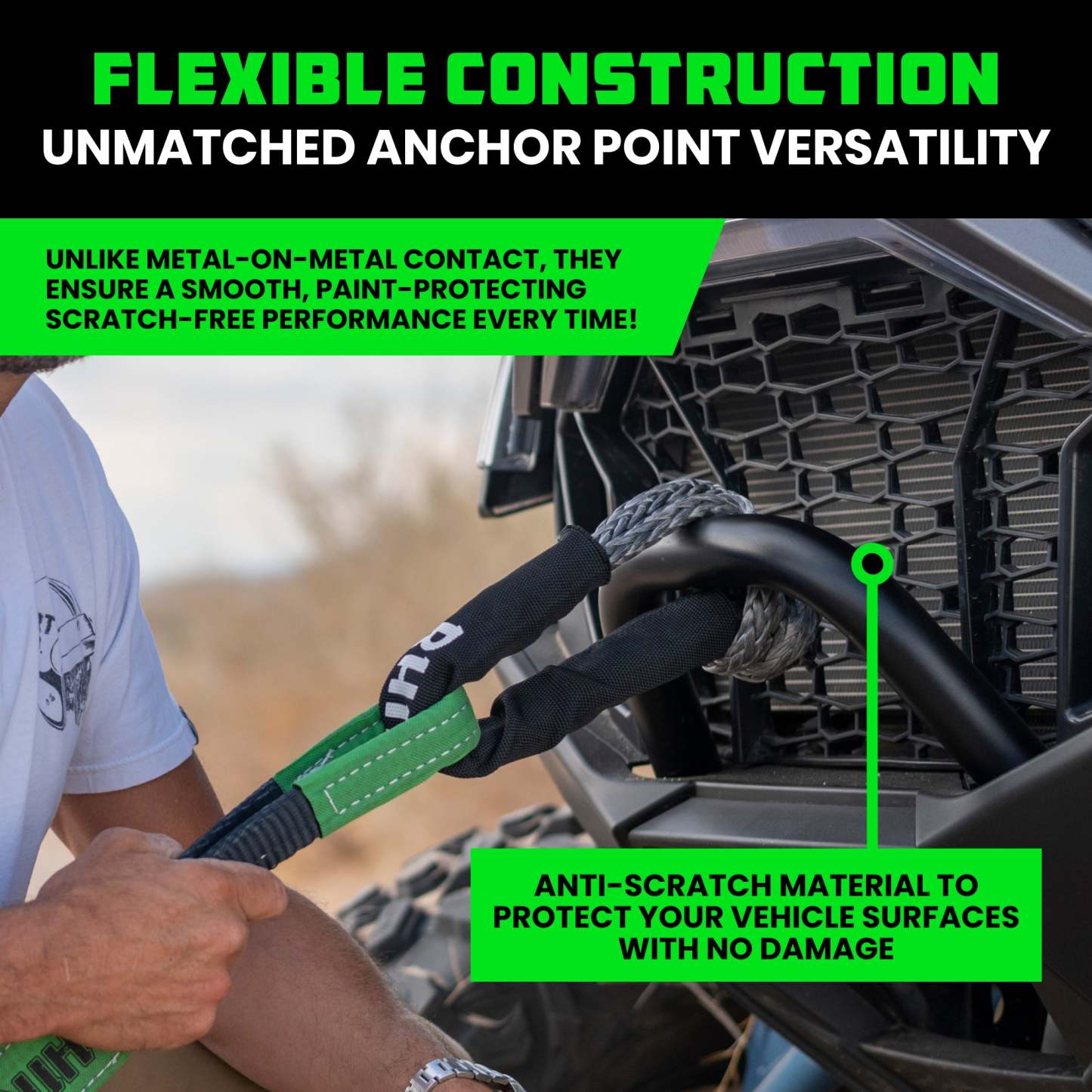 3/8" Synthetic Soft Shackles