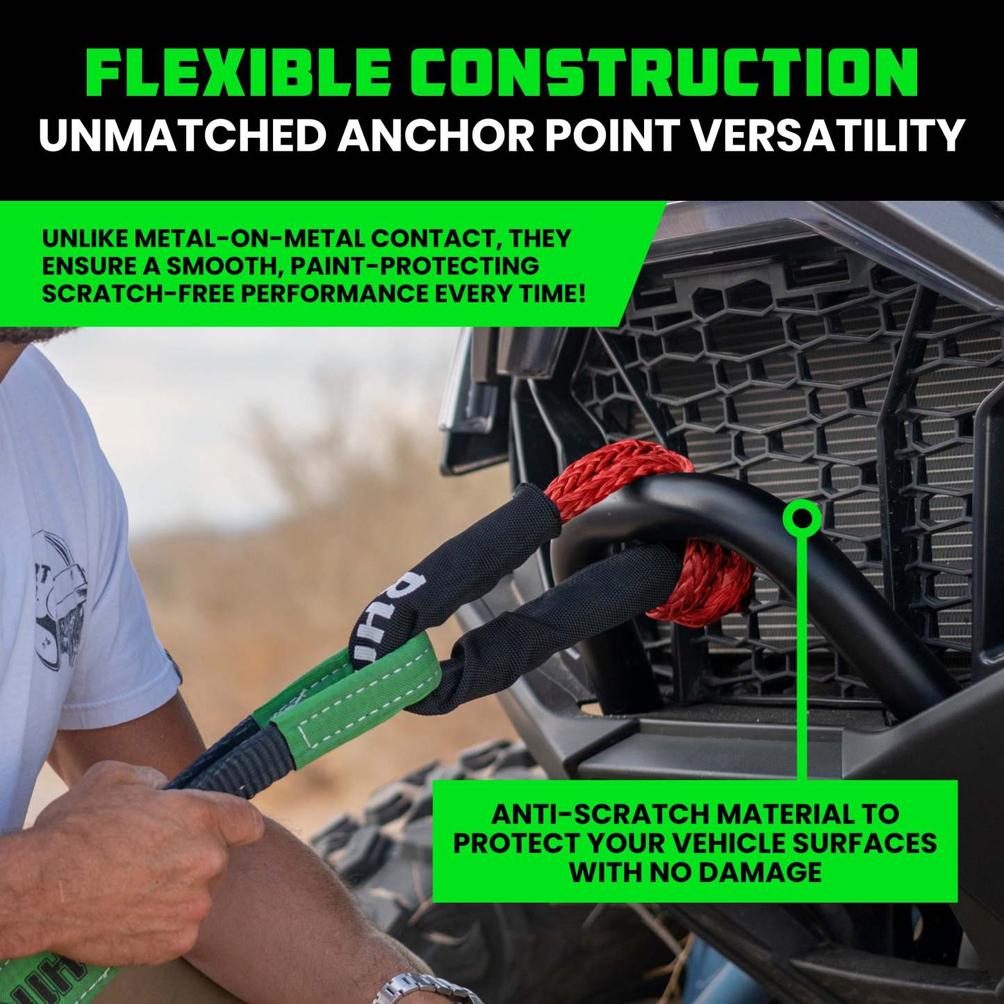 3/8" Synthetic Soft Shackles