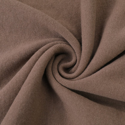 270g cotton cross-stretch elastic knitted circular rib fabric for spring/summer short-sleeved garments, collars, and cuffs (wholesale).