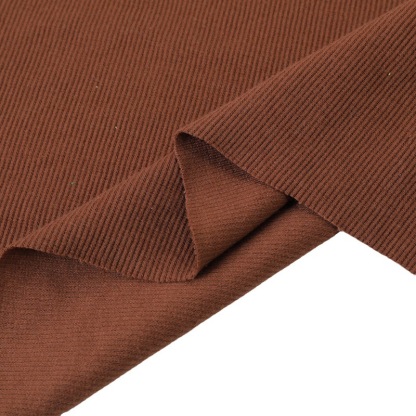 380g 2x2 ribbed polyester-cotton fabric, available in Guangzhou, for sweatshirt hem, cuffs, and collar knit fabric.