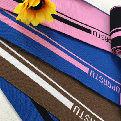 1x1 Jacquard Nylon Lace Trim, Fabric for Hems, Waistbands, Cuffs, and Sleeves - Custom Manufacturing and Tailoring Available