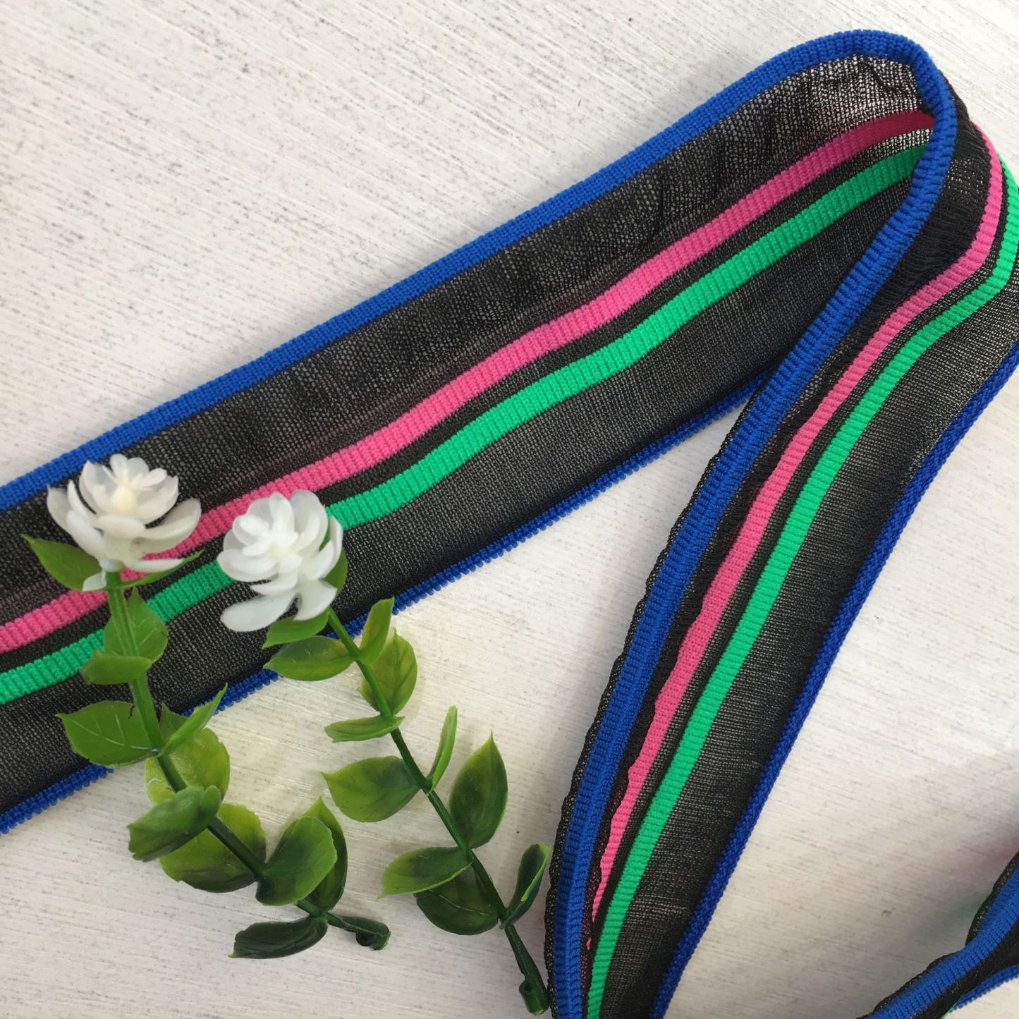 Organza mesh lace fake collar accessory, versatile decorative collar, knitted lace, ribbed fabric, 100% polyester, women's clothing trim.