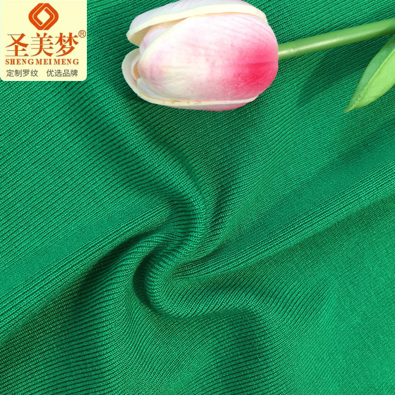 540g mercerized cotton, thick ribbed fabric for autumn and winter clothing, suitable for jackets, sweatshirts, and trousers; elastic and skin-friendly knitted fabric.