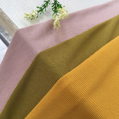 240g 1x1 Double-Sided Dobby Fabric, Customizable Digital Print Stretch Fabric for Apparel, Polyester