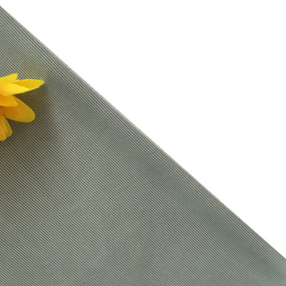 250 grams polyester 1×1 round machine ribbed plain weave customizable fabric for summer wear short-sleeved T-shirts with high elasticity and soft feel