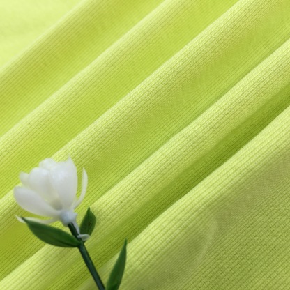 270g Solona T-shirt fabric, cotton blend with silk, ribbed collar, short-sleeved, spring/summer wear, reinforced collar and cuffs, premium cotton.