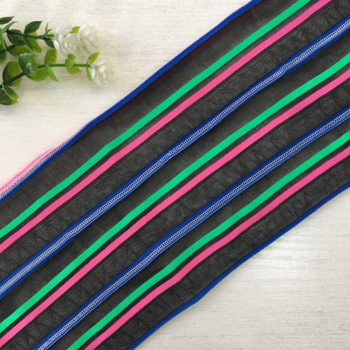 Organza mesh lace fake collar accessory, versatile decorative collar, knitted lace, ribbed fabric, 100% polyester, women's clothing trim.