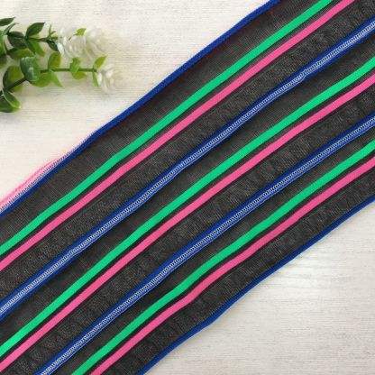 Organza mesh lace fake collar accessory, versatile decorative collar, knitted lace, ribbed fabric, 100% polyester, women's clothing trim.