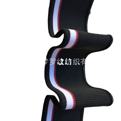 Polyester cuffs, collar, school uniform ribbed fabric collar, trouser hem, all-polyester stretch casual fabric trim.