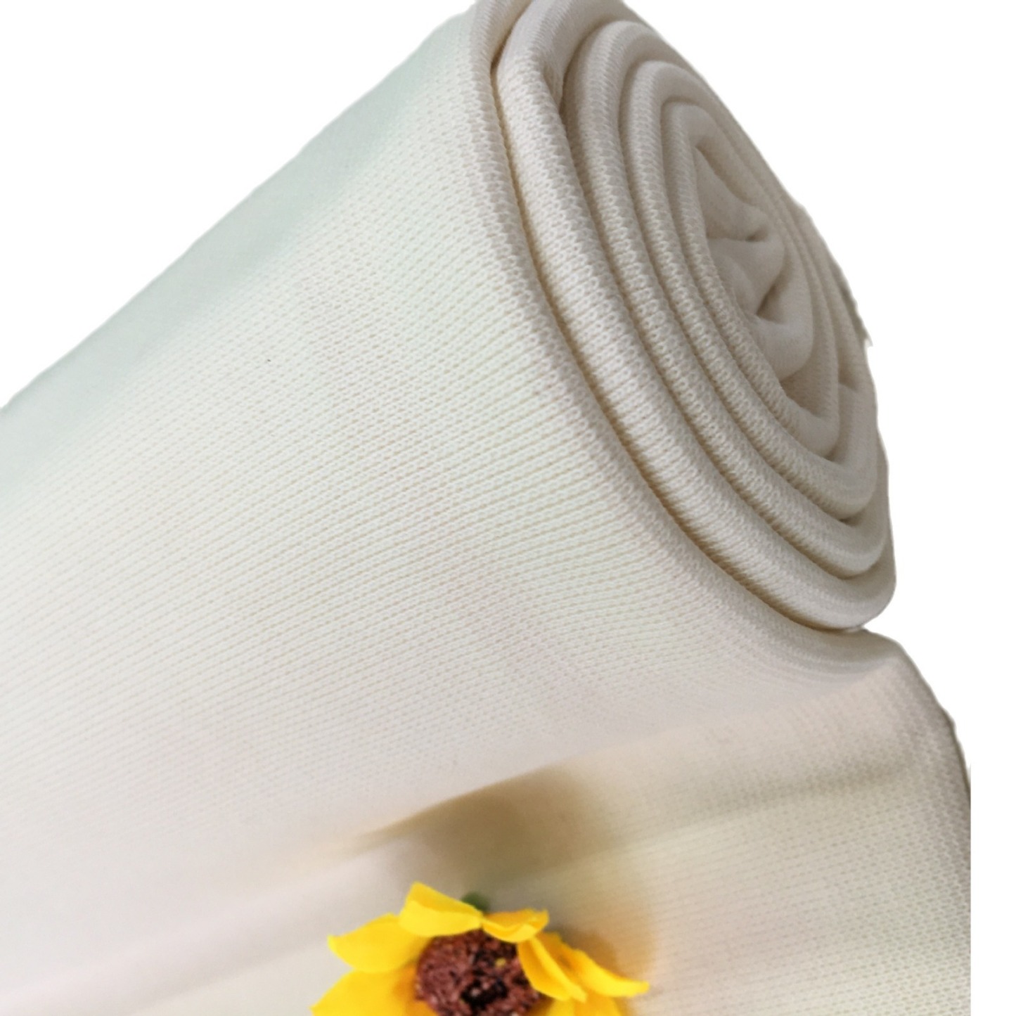 Wholesale of 450g all-cotton spandex Milanese cross-ribbed fabric for high-stretch sweatshirts, cotton jackets, and garment collars, cuffs, and trims.