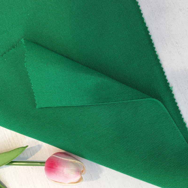 540g mercerized cotton, thick ribbed fabric for autumn and winter clothing, suitable for jackets, sweatshirts, and trousers; elastic and skin-friendly knitted fabric.