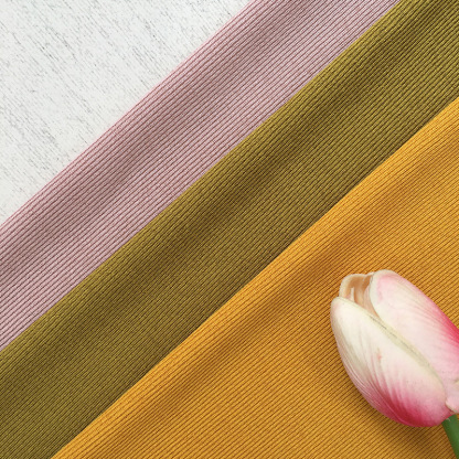 240g 1x1 Double-Sided Dobby Fabric, Customizable Digital Print Stretch Fabric for Apparel, Polyester