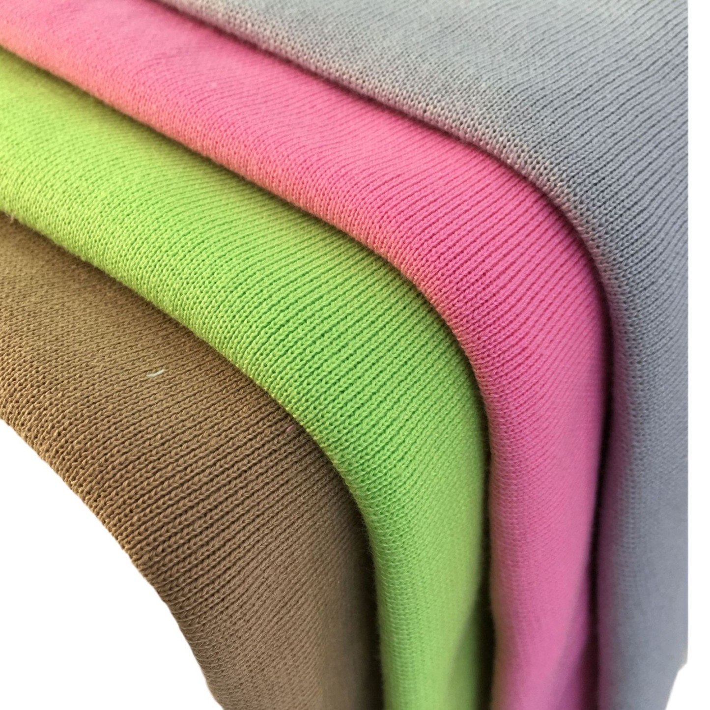 Spot wholesale 580 grams of autumn-winter polyester-spun twill fabric for coats, sweaters, down jackets, collar and hem of sleeves