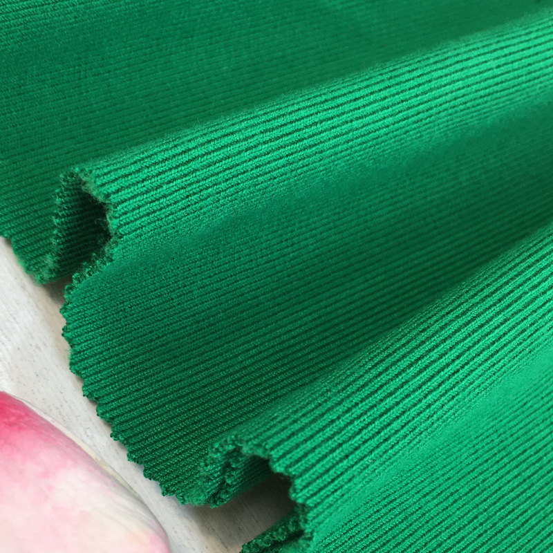 540g mercerized cotton, thick ribbed fabric for autumn and winter clothing, suitable for jackets, sweatshirts, and trousers; elastic and skin-friendly knitted fabric.
