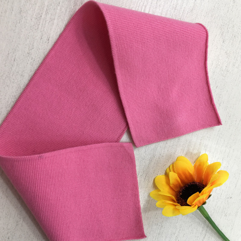 1x1 Spandex ribbed fabric for clothing collars, hems, cuffs, and machine-knitted school uniforms; elastic ribbed fabric lace.
