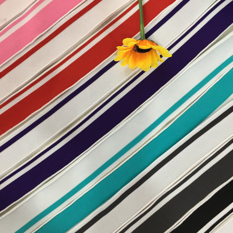 Double-sided imitation high-elastic nylon ribbed fabric for collars and hems, custom-made cuffs, and nylon lace fabric customization.