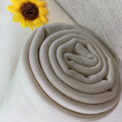 Wholesale of 450g all-cotton spandex Milanese cross-ribbed fabric for high-stretch sweatshirts, cotton jackets, and garment collars, cuffs, and trims.