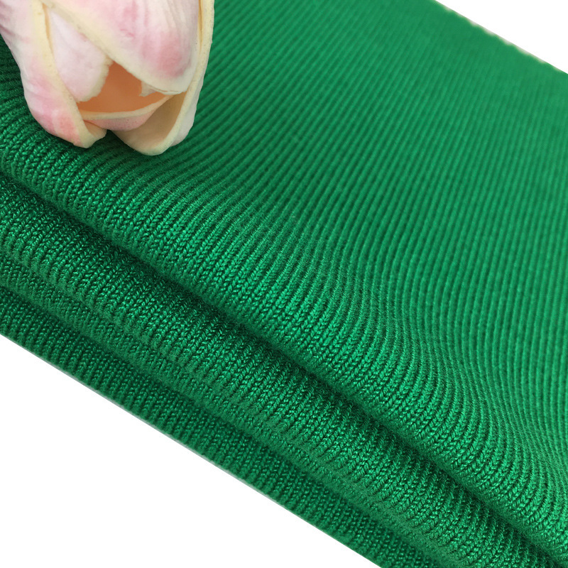 540g mercerized cotton, thick ribbed fabric for autumn and winter clothing, suitable for jackets, sweatshirts, and trousers; elastic and skin-friendly knitted fabric.