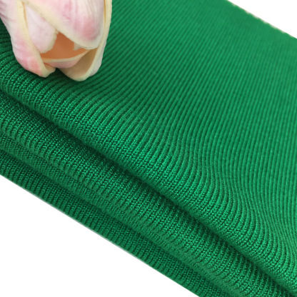 540g mercerized cotton, thick ribbed fabric for autumn and winter clothing, suitable for jackets, sweatshirts, and trousers; elastic and skin-friendly knitted fabric.
