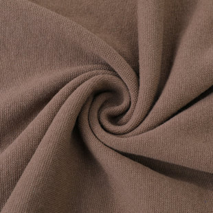 270g cotton cross-stretch elastic knitted circular rib fabric for spring/summer short-sleeved garments, collars, and cuffs (wholesale).