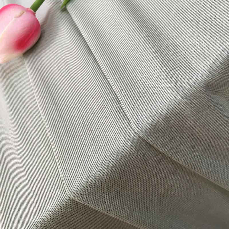 250 grams polyester 1×1 round machine ribbed plain weave customizable fabric for summer wear short-sleeved T-shirts with high elasticity and soft feel