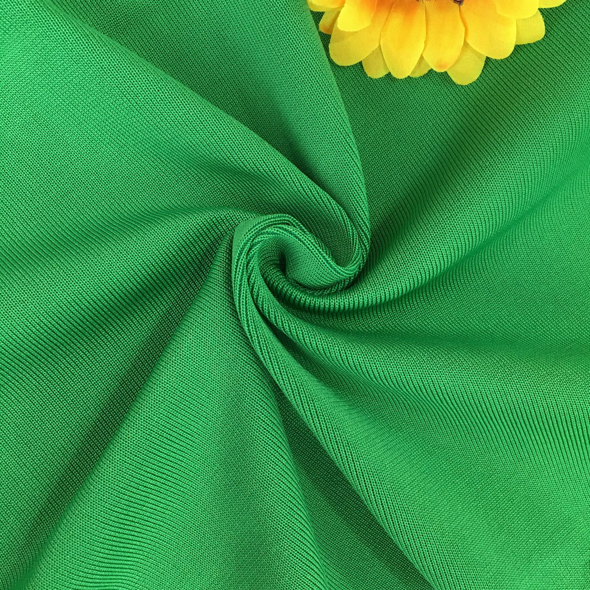 500 grams of 1X1 low-elasticity filament fabric, ribbed fabric made of polyester filament, suitable for spring and summer casual wear, including sweatshirt collars and sleeves.