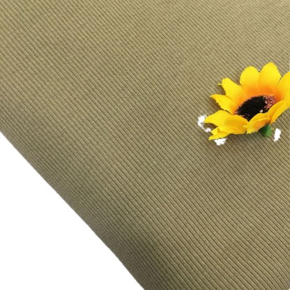 260 grams of ribbed 2x2 long-staple combed cotton stretch ribbed fabric base for men's T-shirt, backless top, with wholesale available.