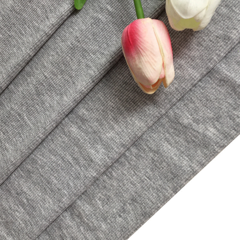 260g 2x2 French rib knit fabric with snake pattern, wholesale circular knitting machine fabric for summer short-sleeved T-shirts and spring/summer clothing.