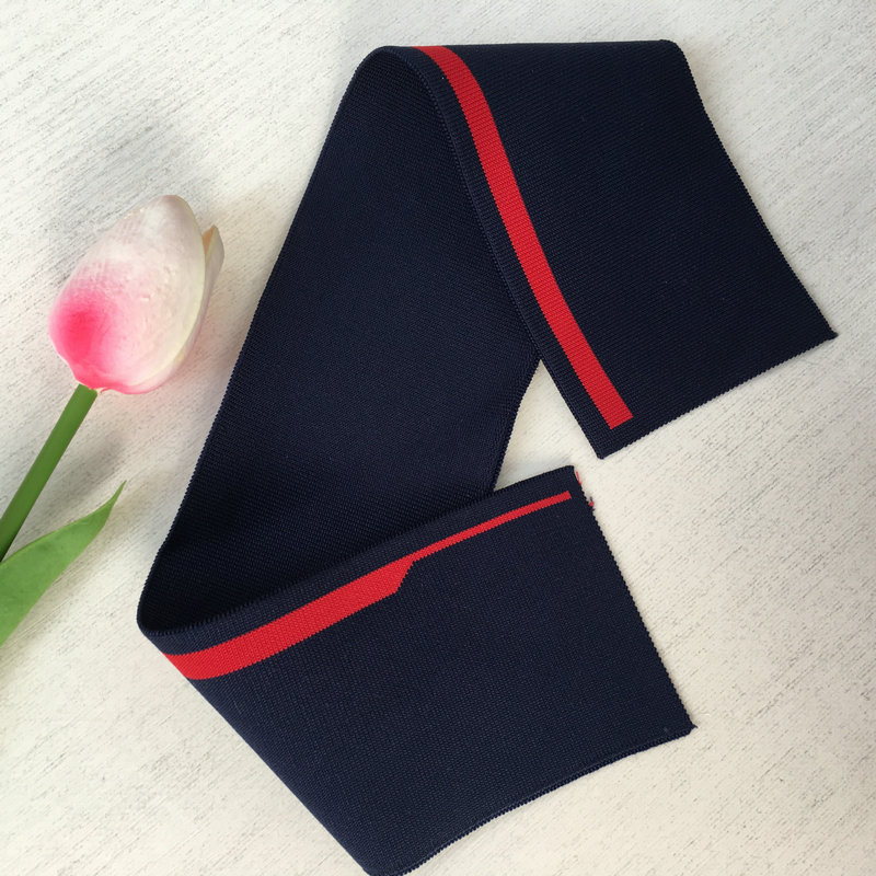 1x1 Polyester-Spandex Rib Knit Collar, Cuffs, and Hem, Low-Stretch Yarn Sweatshirt/Sportswear