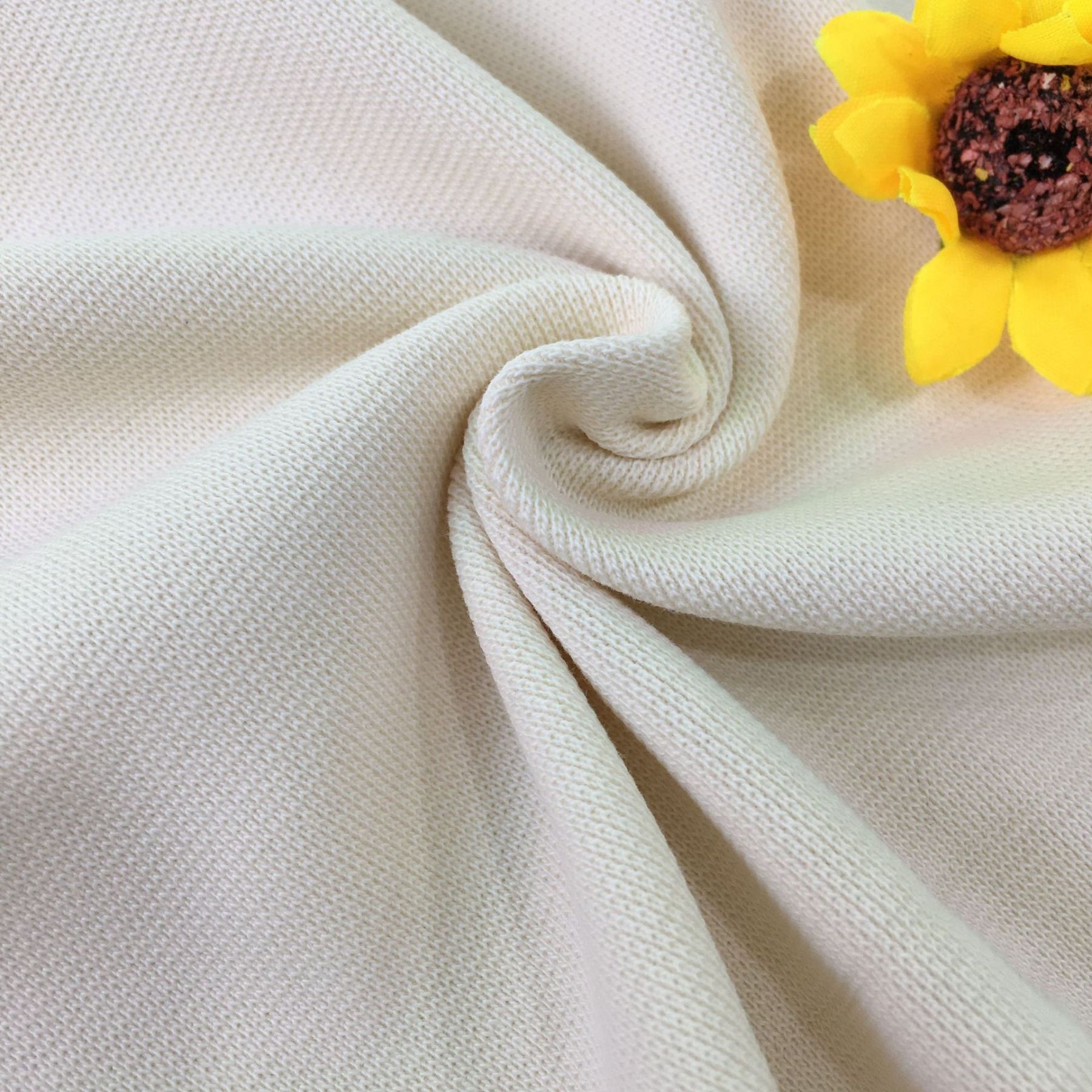 Wholesale of 450g all-cotton spandex Milanese cross-ribbed fabric for high-stretch sweatshirts, cotton jackets, and garment collars, cuffs, and trims.