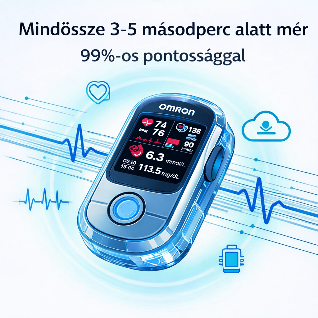 Siemens™ új, nem invazív, intelligens vércukormérő 💉 Fájdalommentes vércukorszintmérés 3 másodperc alatt 🔥