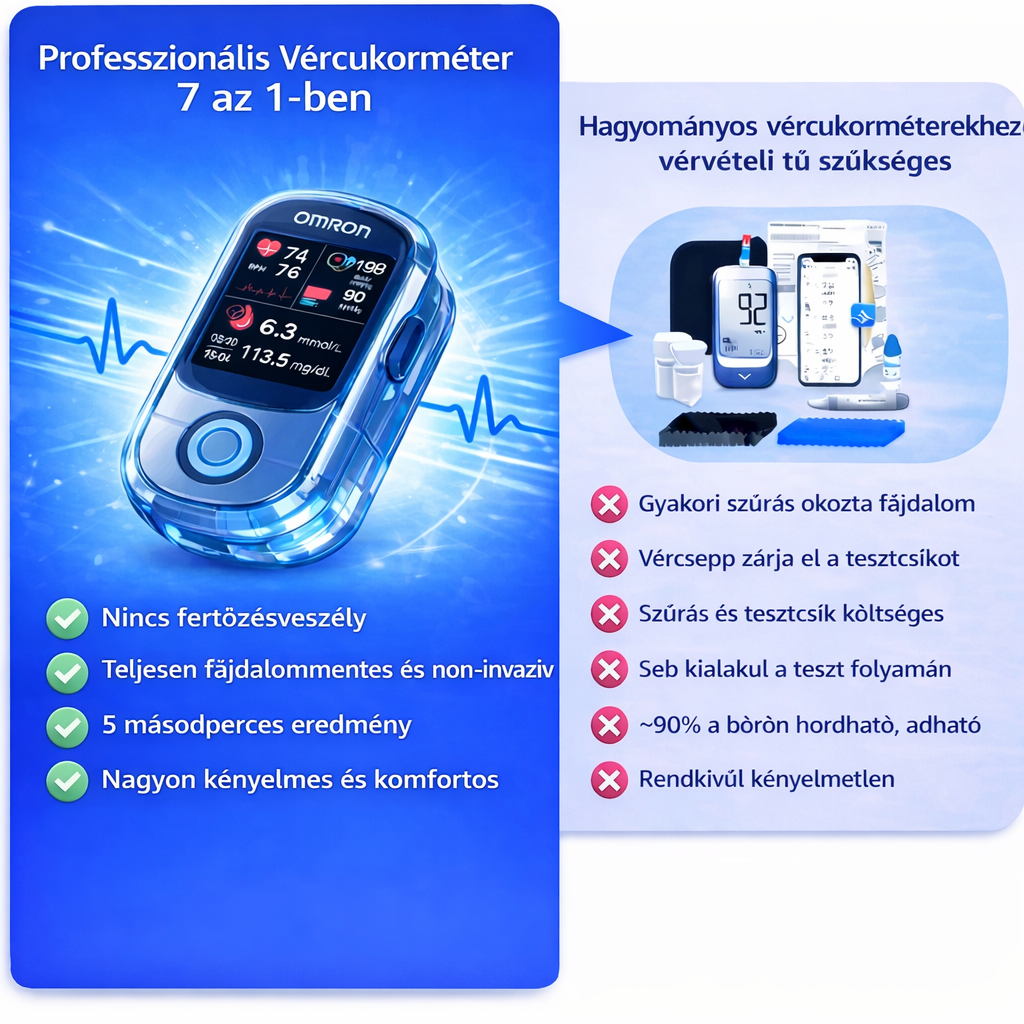 Siemens™ új, nem invazív, intelligens vércukormérő 💉 Fájdalommentes vércukorszintmérés 3 másodperc alatt 🔥