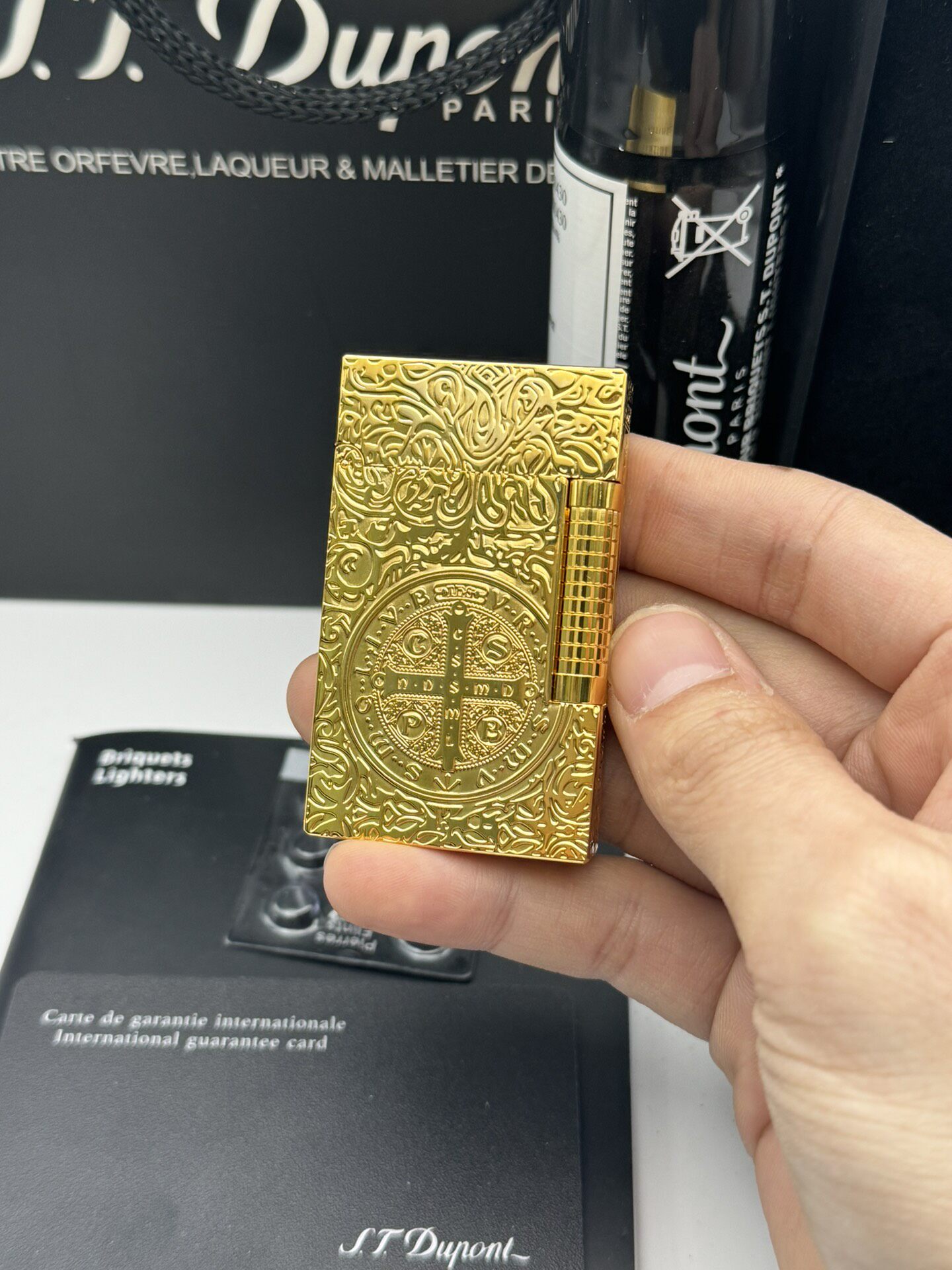 ST Dupont Ligne 2 Constantine Solid Brass Lighter