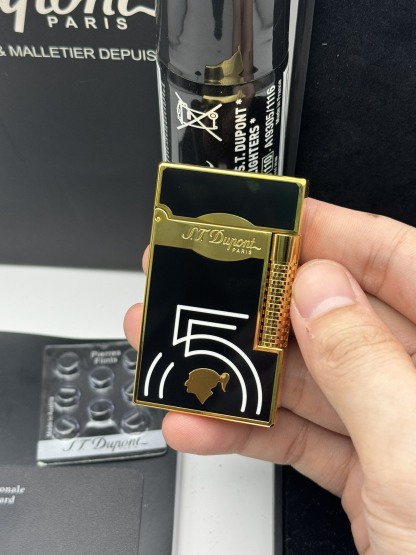 ST Dupont Ligne 2 Cohiba 55th Anniversary Black & Gold Lighter