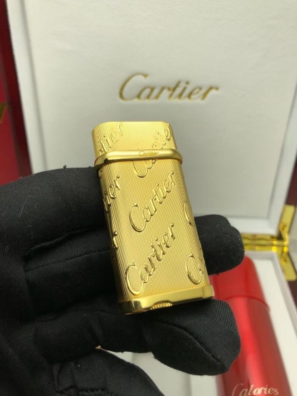 Cartier Lighter Gold Signature Engraving Edition