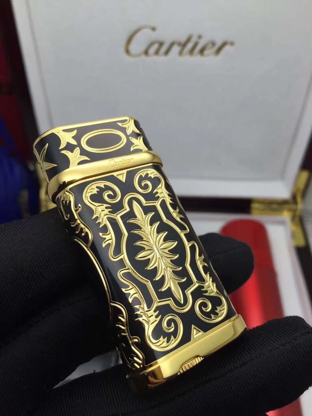 Cartier Lighter Black & Gold Grand Baroque Collector’s Edition