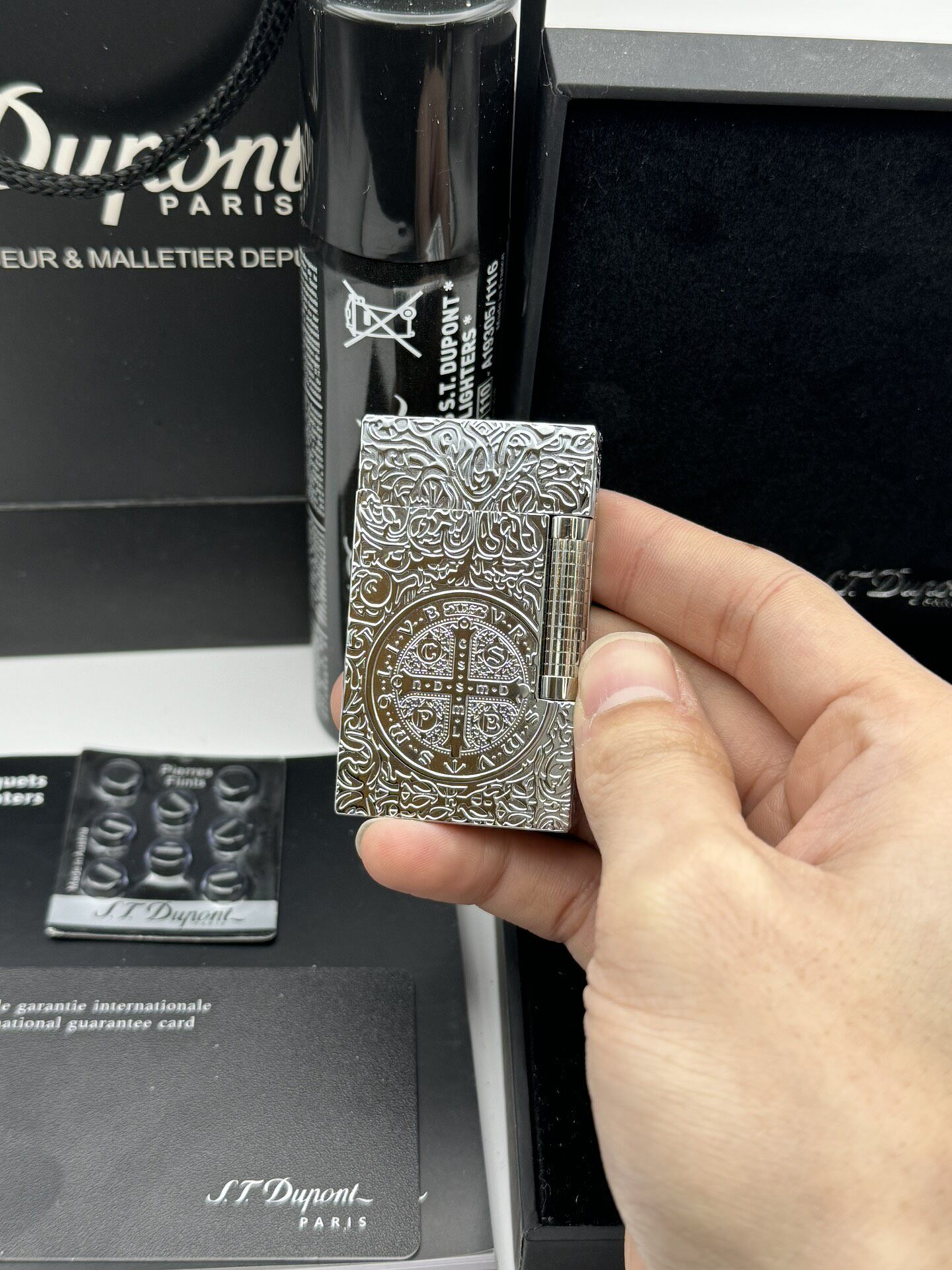 ST Dupont Ligne 2 Constantine Solid Brass Lighter