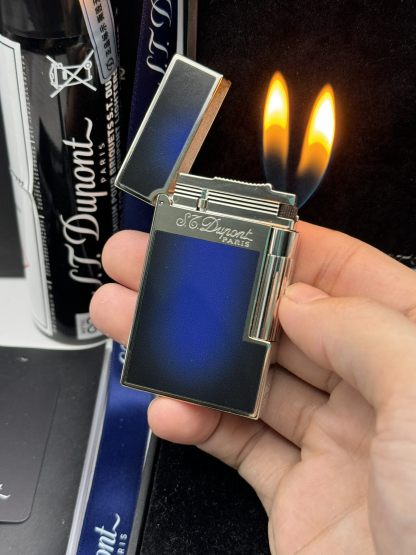 ST Dupont 1953 Purple-Black Dual Flame Butane Lighter | Limited Edition