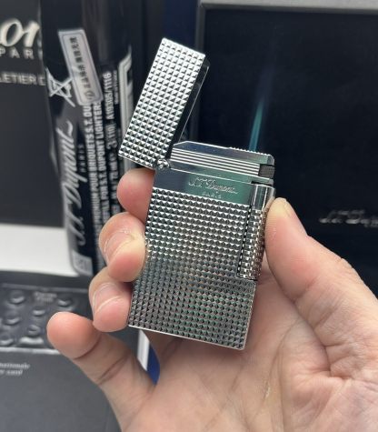Le Grand Dupont Mixed Diamond Head Butane Lighter | Torch & Soft Dual Flame