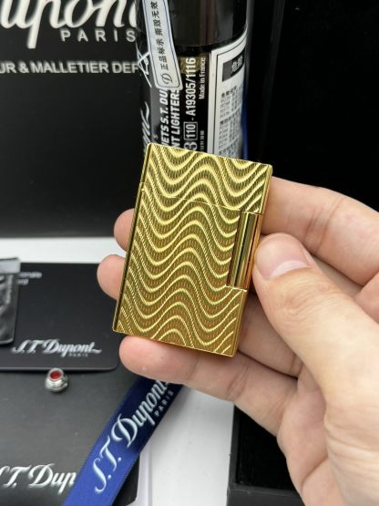 ST Dupont Ligne 2 Small Gatsby Lighter Rose Gold Butane Lighter